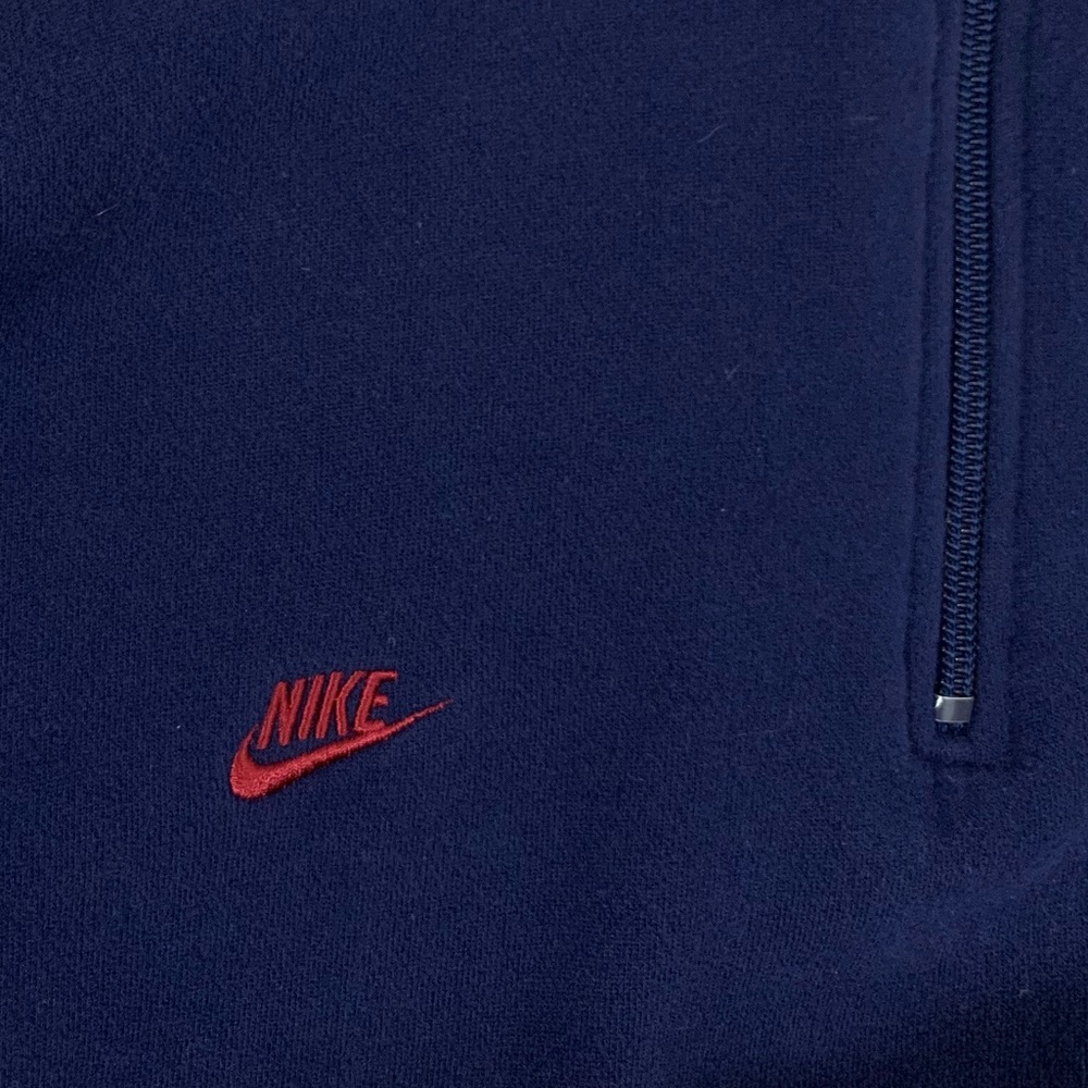 Vintage 1990s Nike Canucks 1/4 Zip Sweater - Picture 3 of 8